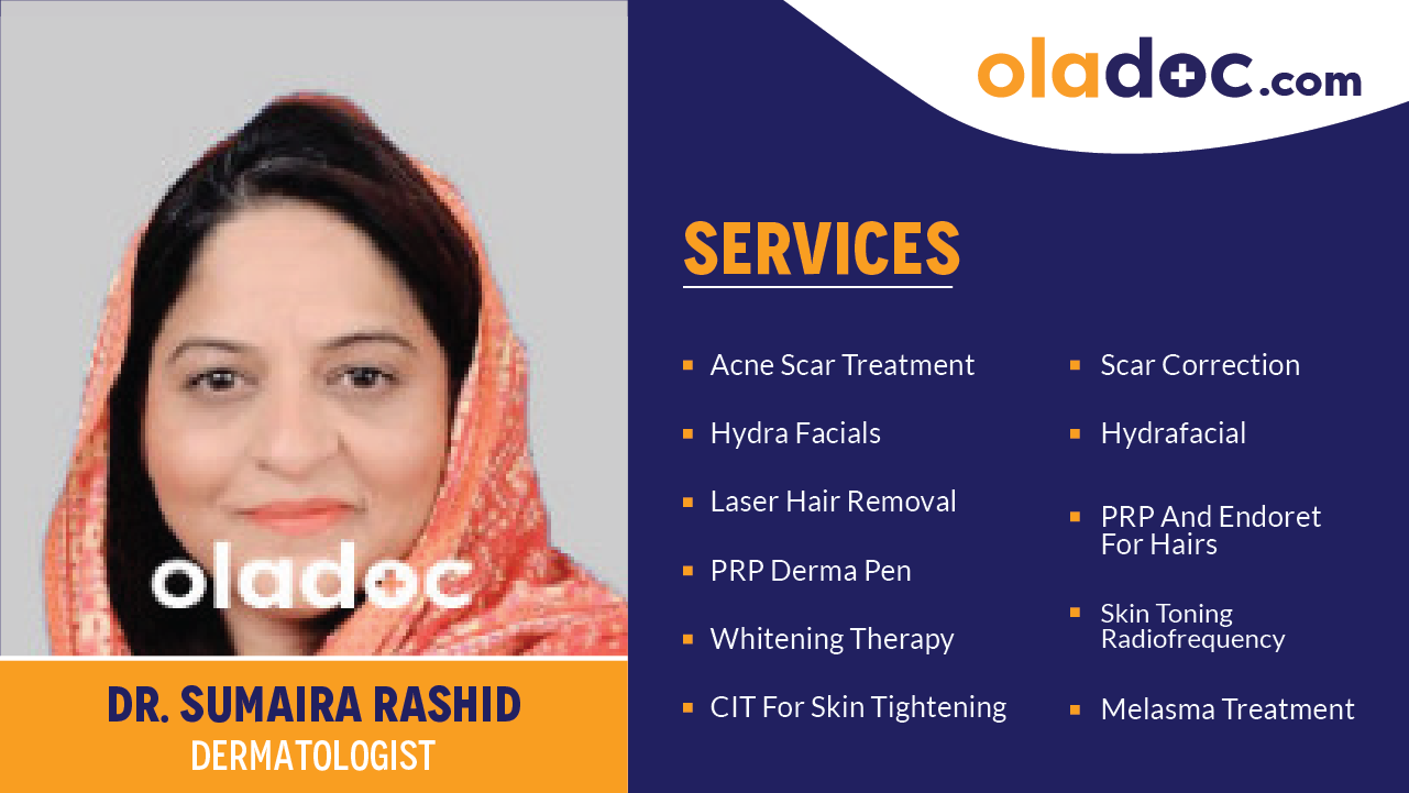 Services provided by Dr. Sumaira Rashid